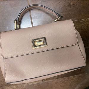 Calvin Klein dusty pink satchel pocketbook crossbody